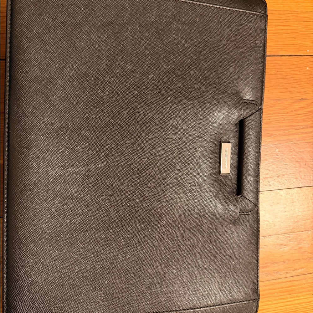 Burberry Dark Brown Leather Briefcase
